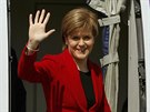 Po volbách má éfka separatistické Skotské národní strany (SNP) Nicola...