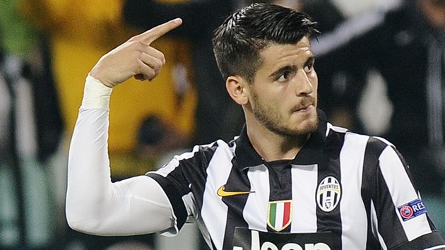 PAMATUJETE SI M? Alvro Morata, tonk Juventusu Turn, vstelil vodn gl v prvnm semifinle proti Realu Madrid. Svou branku toti neoslavoval, protoe je odchovancem prv panlskho klubu.