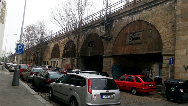 Negrelliho viadukt v Karlín.