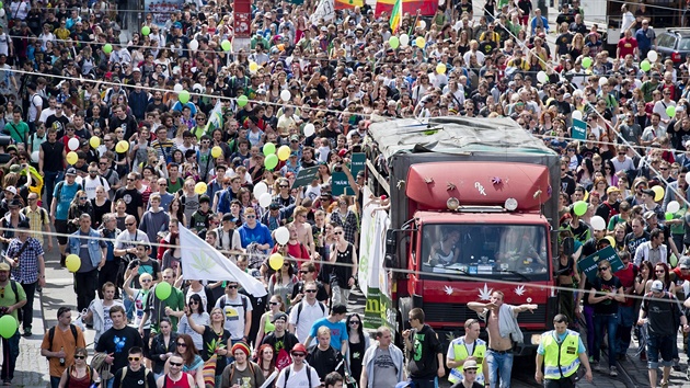 Pochod za legalizaci (ilustraní foto)