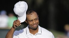 Tiger Woods v úvodním kole Players Championship v Ponte Vedra Beach.
