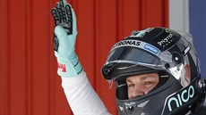 Nico Rosberg, nejrychlejí mu kvalifikace na Velkou cenu panlska.