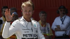 Nico Rosberg, vítěz kvalifikace Velké ceny Španělska.