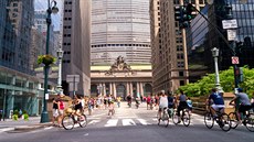 Cyklistika na úpatí newyorských mrakodrapů