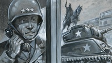 Generál Patton slíbil, e zavolá z praské telefonní budky.
