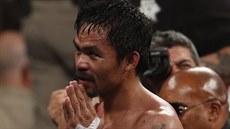 Filipínský boxer Manny Pacquiao přijal porážku s klidem a pokorou.