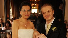 Bára Kodetová a Pavel porcl se vzali 1. kvtna 2015.