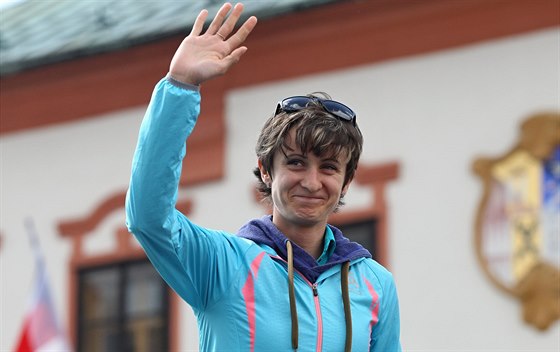 Olympijská šampionka Martina Sáblíková zatím na halu pro rychlobruslaře v Česku stále čeká.