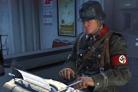 Nmecký voják ve Wolfensteinu, ilustraní fotografie