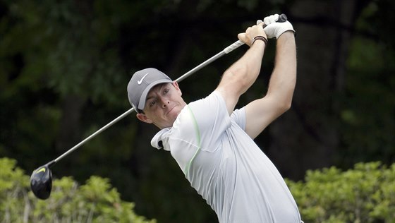 Rory McIlroy na turnaji Wells Fargo Championship v Charlotte.