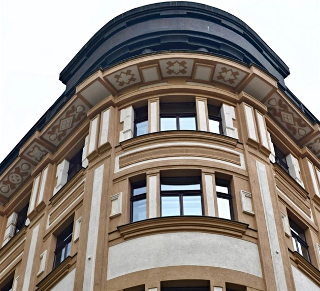 Fusion Hotel na rohu ulic Jindřišské a Panské.