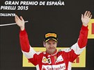 Sebastian Vettel po Velké cen panlska.