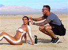 Kim Kardashianová pózovala nahá.