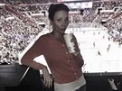 Veronika Arichteva na Florid zala na hokej.