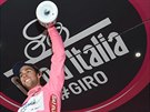Michael Matthews jako vítz tetí etapy na Giro d´Italia.