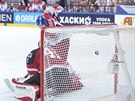 Neuznaný gól Michala Jordána bhem semifinále s Kanadou