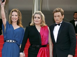 Reisérka Emmanuelle Bercotová a hvzdy snímku La Tete Haute Catherine Deneuve...