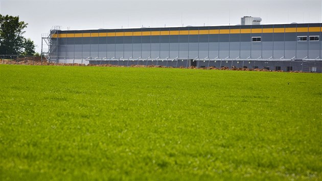 Společnost Amazon a developer Panattoni Europe uspořádali prohlídku nového distribučního centra Amazon, které je ve výstavbě (květen 2015).