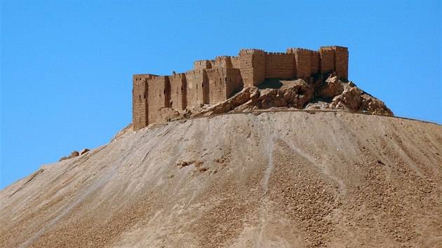Citadela v syrsk Palme. Archivn snmek.