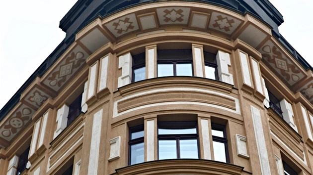 Fusion Hotel na rohu ulic Jindiské a Panské.