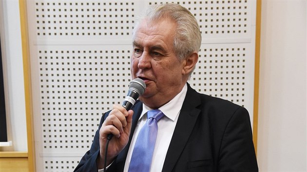 Prezident Milo� Zeman p�i náv�t�v� Olomouckého kraje. (14.5.2015)