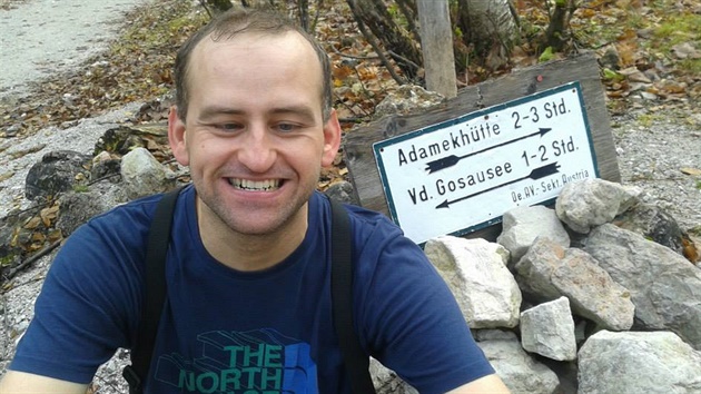 Jan �íha p�i jedné ze svých dobrodru�ných cest.