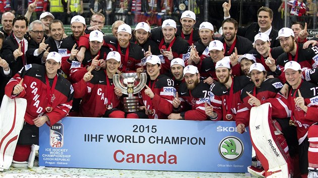 Hokejisté Kanady, mistři světa pro rok 2015.