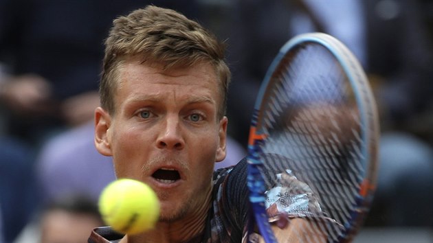 Tom Berdych na turnaji v m