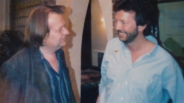 Jan Nmec a Eric Clapton na archivnm snmku