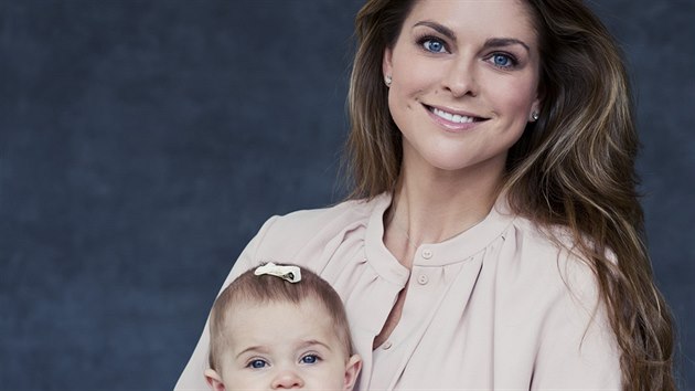 Švédská princezna Madeleine a její dcera princezna Leonore