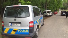 Nehoda motorky a osobního auta u Mníku pod Brdy (10. 5. 2015)