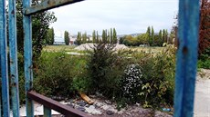 Ruiny kultovního stadionu Slovanu s názvem Tehelné Pole. Dnes je to u pouze...
