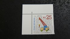 �eská po�ta vydala p�íle�itostnou známku s motivem stavebnice Merkur v nákladu...