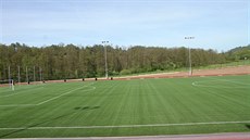 Nový fotbalový stadion Vejsplachy ve Vrchlabí (19.kvtna 2015)