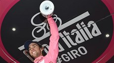 Michael Matthews jako vítz tetí etapy na Giro d´Italia.