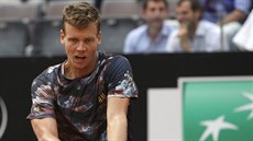 Tomá Berdych na turnaji v ím