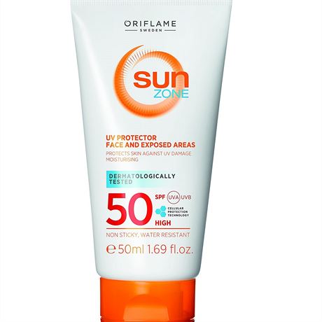 Opalovac krm na obliej a sti tla dlouhodob vystaven slunci, SPF 50,...