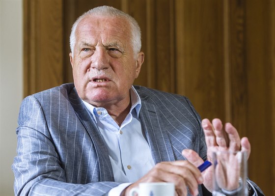 Exprezident Václav Klaus (27. května 2015)