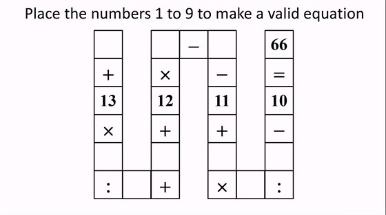 Matematická úloha, kterou eí osmileté dti ve Vietnamu. Doplujte íslice 1...