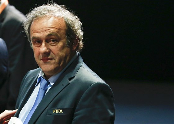 Michel Platini na kongresu FIFA 2015