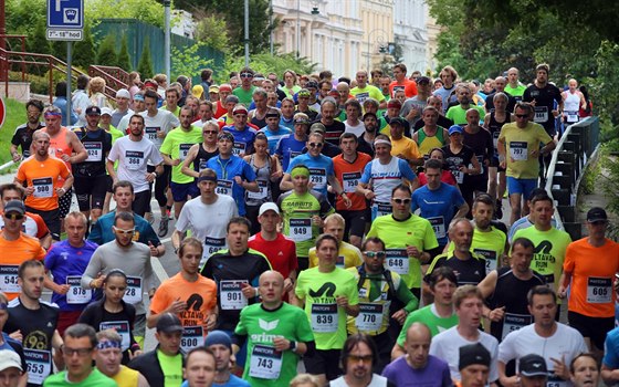 1/2 maraton v Karlových Varech.