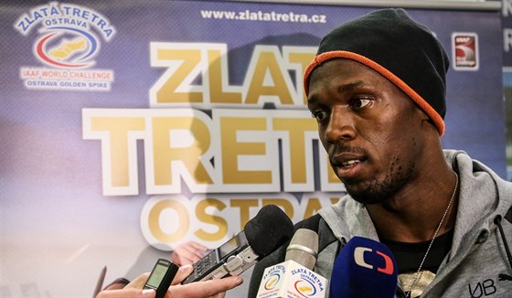 Usain Bolt piletl do Ostravy na Zlatou tretru.