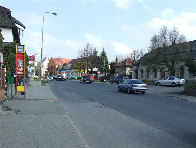 Hlavní jesenická ulice - Budjovická.