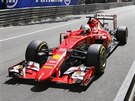 Sebastian Vettel ve Velké cen Monaka.