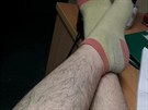 Cítím se sexy a volná, napsala Gasimovová k fotce svých neholených nohou.