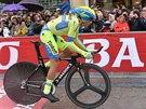 Alberto Contador v prbhu 14. etapy Giro d´Italia