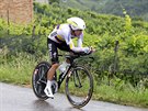 Rigoberto Uran na trati 14. etapy Giro d´Italia
