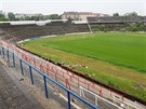 Stav revitalizovaného stadionu za Luánkami.