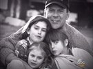 Bruce Willis a jeho dcery Rumer, Scout a Tallulah na archivním snímku
