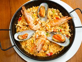 Paella mariscos